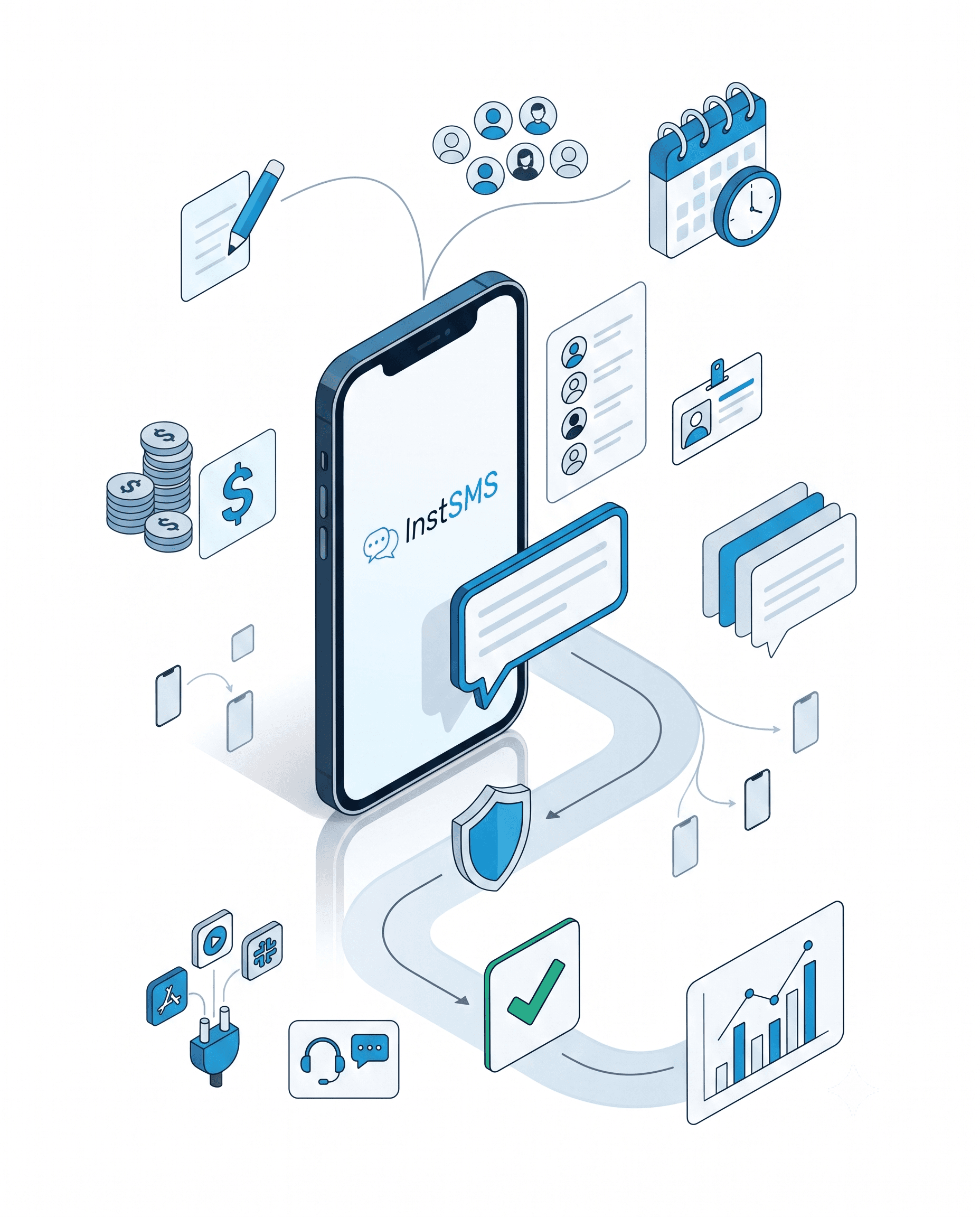 InstSMS unified workspace for managing business messaging